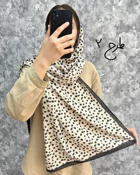 شال پلیسه میکس کرم 3921