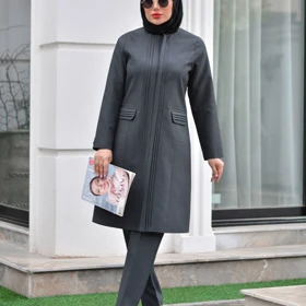 کت و شلوار اداری سایزبزرگ مدل لاوین کد 80284