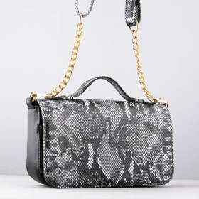 کیف دوشی و دستی زنانه چرم یلسان مدل رسپینا کد 037-RTL (مشکی)