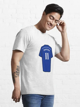 تیشرت ورزشی چلسی | تیشرت Chelsea F.C طرح Drogba 2014/15 Jersey کد 147321