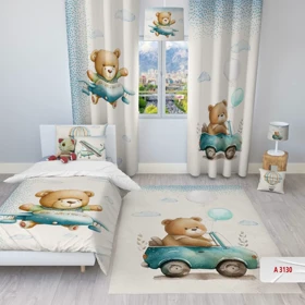 روتختی کودکانه برند مینوریا کیدز طرح خرس کد p-192