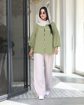 ست دوتیکه مانتو شلوار زنانه مدل رهانا کد 3018 (ضمانت اصالت)