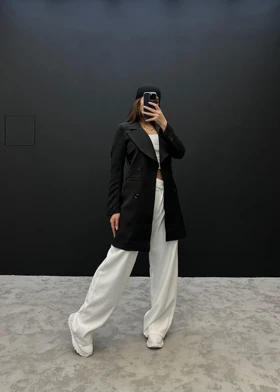 کت بلند چهار دکمه