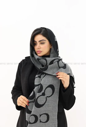 شال بافت موهری COACHوارداتی کد1004608