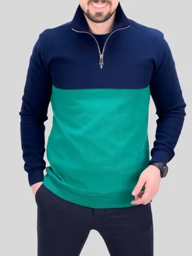 پلیور 06081 POLO سبز