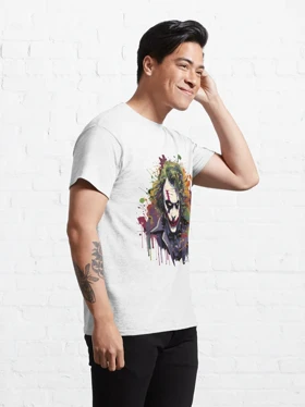 تیشرت کلاسیک جوکر تیشرت CLASSIC Joker طرح Heath Ledger Joker