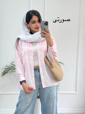 مانتو شومیزی گلی