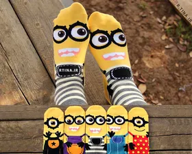 جوراب فانتزی طرح کارتونی مینیون Minions