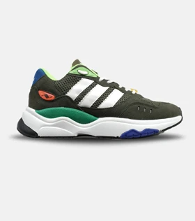 کفش کتانی مردانه سبز سفید آبی ADIDAS torsion