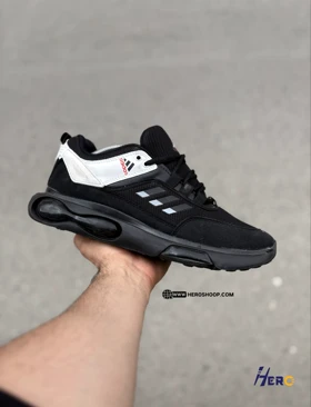 کتانی رانینگ بزرگپا آدیداس سایزبزرگ 44 تا 48 / مشکی سفید