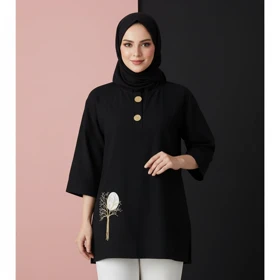 تونیک آستین سه ربع زنانه