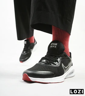 کفش کتانی مردانه و زنانه مشکی قرمز نایک NIKE PEGASUS V10 مدل 2027