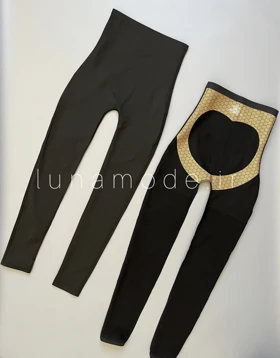 لگ باربی داخل کرک دار زنانه فلامنت تک‌رنگ مشکی