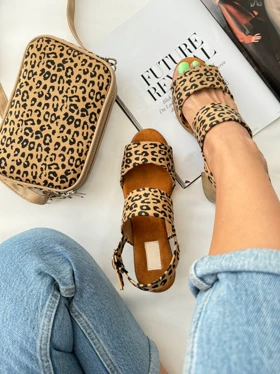 صندل پاشنه پلنگی شیکو 1711