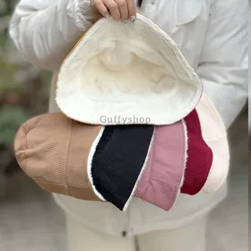 کلاه باکت تدی دورو مخملی