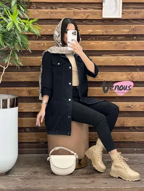 کت جین ذغالی H & H