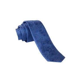 کراوات طرح ترمه سرمه‌ای