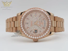 ساعت رولکس دی دیت نگین‌دار Rolex Day Date DRG 4