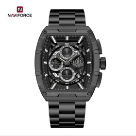 ساعت مچی اورجینال نیوی فورس Nf8066 تمام مشکی مدل m-10360