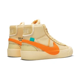 کتانی نایک بلیزر آف وایت کرم نارنجی Nike Off-WhiteBlazer Mid All Hallows Eve sneakers