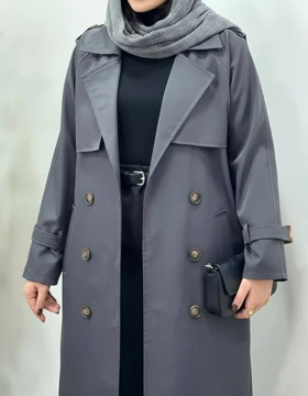 بارانی بلند ضد آب دنیز