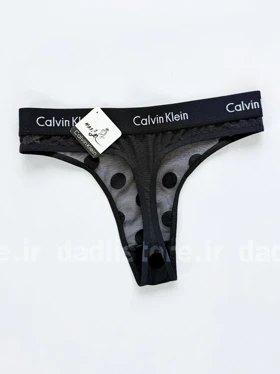 شورت بکلس گیپور طرح دایره درشت نوشته Calvin klein