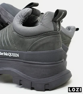 کفش کتانی نیم ساق خاکستری Alexander McQueen