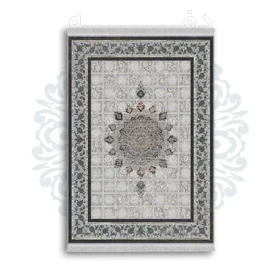 *جدید* فرشینه از جنس پارچه شانل مخمل ترک طرح فانتزی برند دفه کد 980