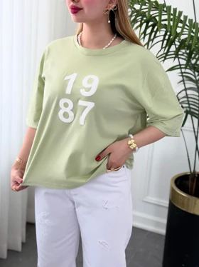 تیشرت 1987 0594 (سبز روشن)
