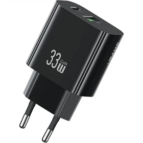 شارژر دیواری یوسامز USAMS مدل CC317 توان 33 وات دو پورت