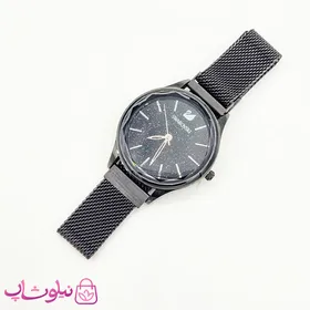 ساعت مچی سواروسکی زنانه موتور ژاپن مدل فول مشکی