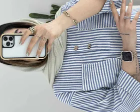 شومیز جلو بسته راه راه(41)کد3474