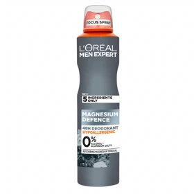 اسپری ضد تعریق مردانه لورآل, مدل Magnesium Defence 48H حجم 250ml