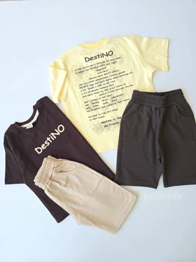 تیشرت شلوارک destino کد 2354