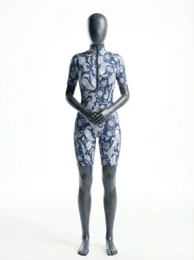 مایو اسپیدو نیم زیپ ضد کلر 005