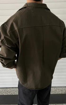 کت کتان سبز یشمی ZARA