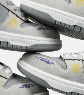 کفش کتانی مردانه و زنانه طوسی طلایی نایک NIKE Dunk Low Remastered