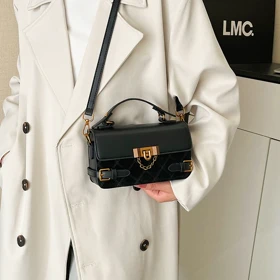 کیف دستی/دوشی زنانه وارداتی برند BAGUNZHO مدل JM-2212 (مشکی)