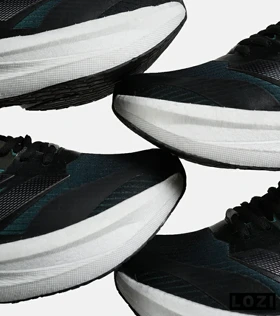 کفش کتانی مردانه و زنانه مشکی سبز Adidas Adizero مدل 7192