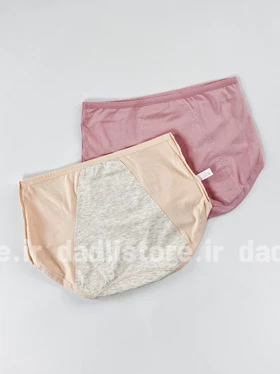 شورتکس قاعدگی نخ پنبه جیب‌دار