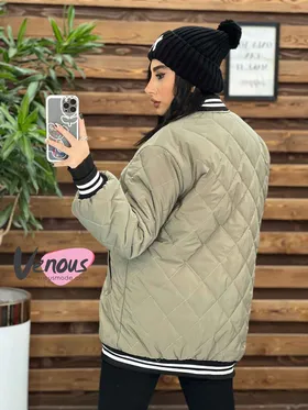 کاپشن بیسبالی پایین کش
