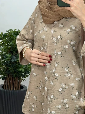 تونیک مانتویی لینن گلسا 2