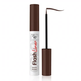 خط چشم ماژیکی ضد آب گلدن رز Golden Rose مدل Flash Liner رنگ Mocha Brown شماره 108 حجم 2.5 میلی‌لیتر