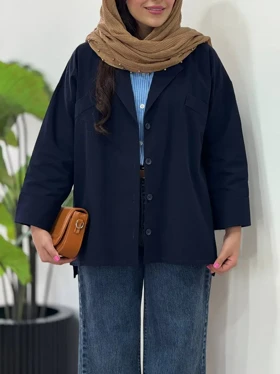 کت لینن پنبه میشل