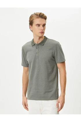 تیشرت یقه پولو مردانه koton