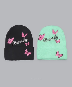 کلاه بافتنی زمستانه Butterfly پروانه 5128