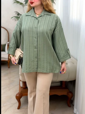 شومیز مانتویی کوک دوزی 3785