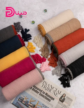 شال پلیسه حاشیه‌دار وارداتی