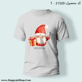 تیشرت با طرح بابا نوئل کد T - 31509