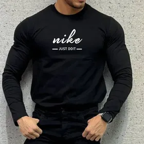 تیشرت استین بلند بلوز نایک NIKE رنگ مشکی